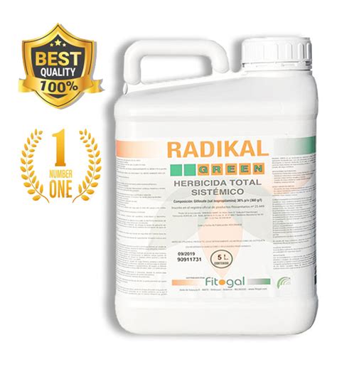 Désherbant Radikal Glyphosate Herbicide 5L